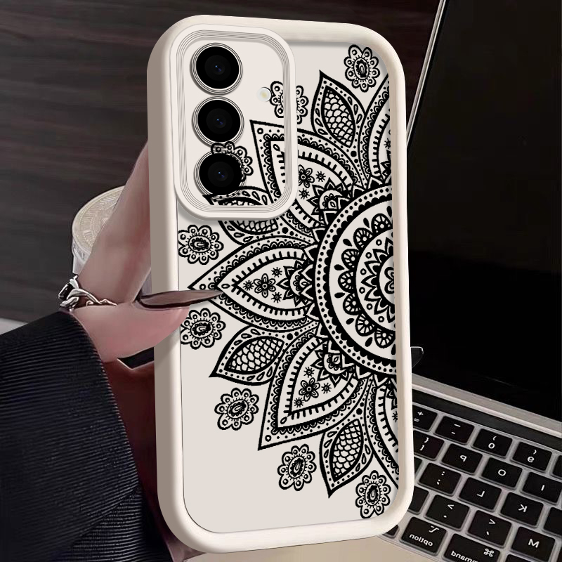 Phone Cases Samsung A14 - Чехол с ретро-цветочным узором для Samsung