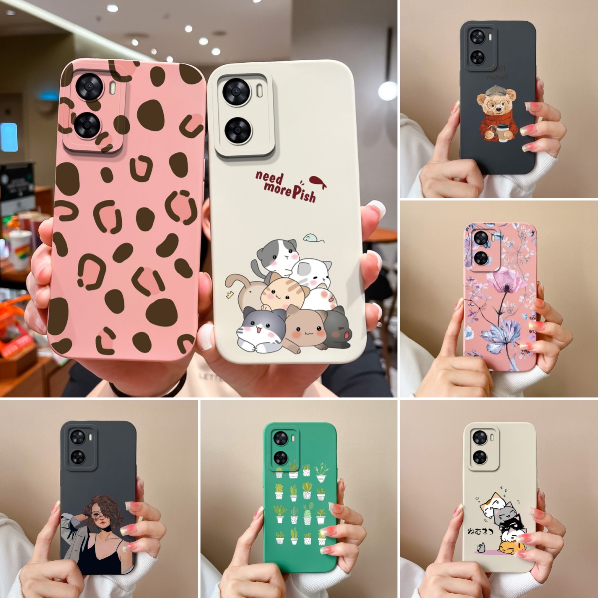 Phone Cases Ugly - Чехол-бампер из жидкого силикона для OnePlus