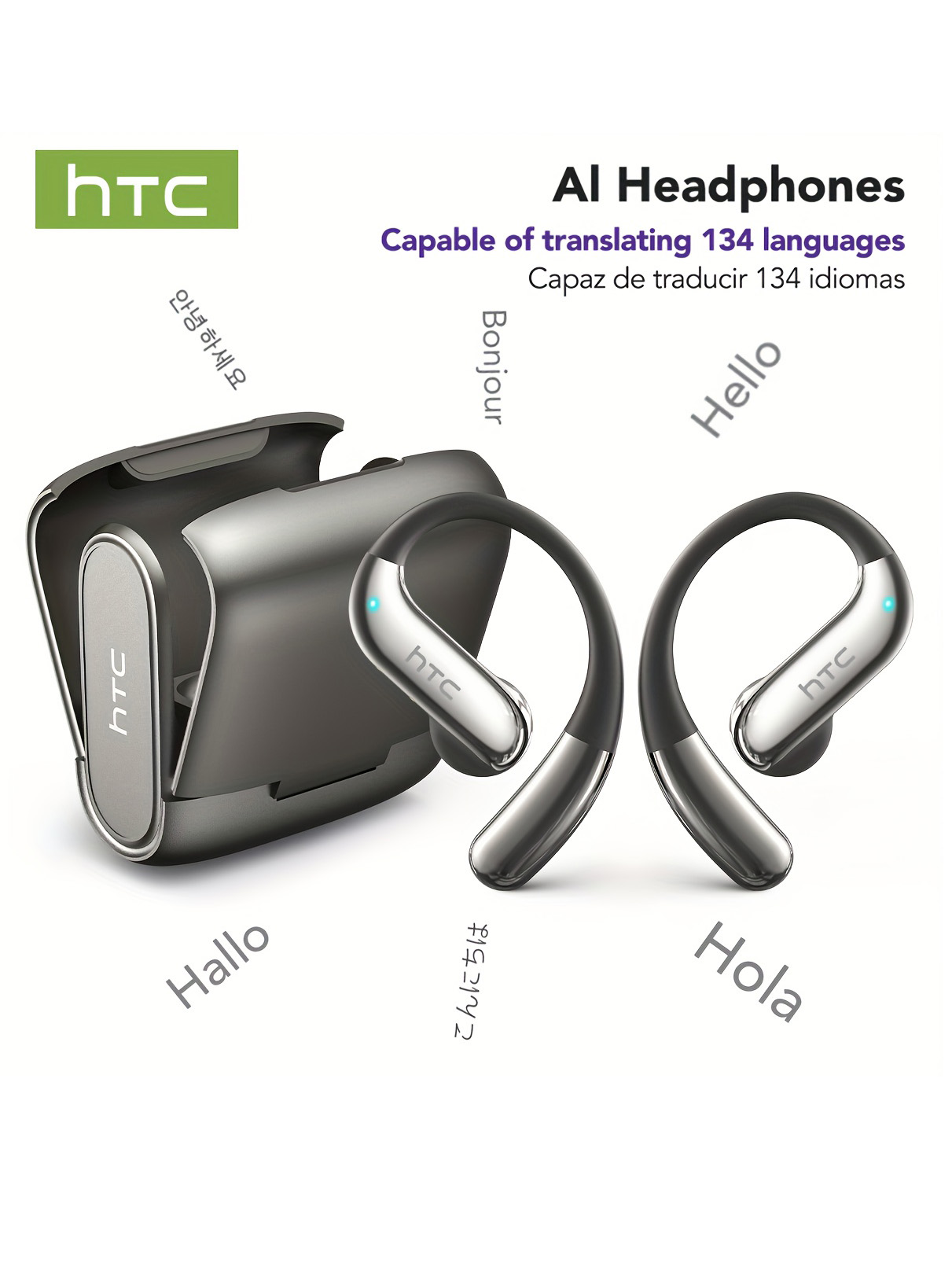 Phone Cases Casely - Bluetooth-наушники с открытыми ушами HTC, 30-часовое