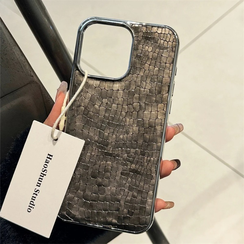 Rugged Armor Case - Роскошный глянцевый чехол с крокодиловым узором