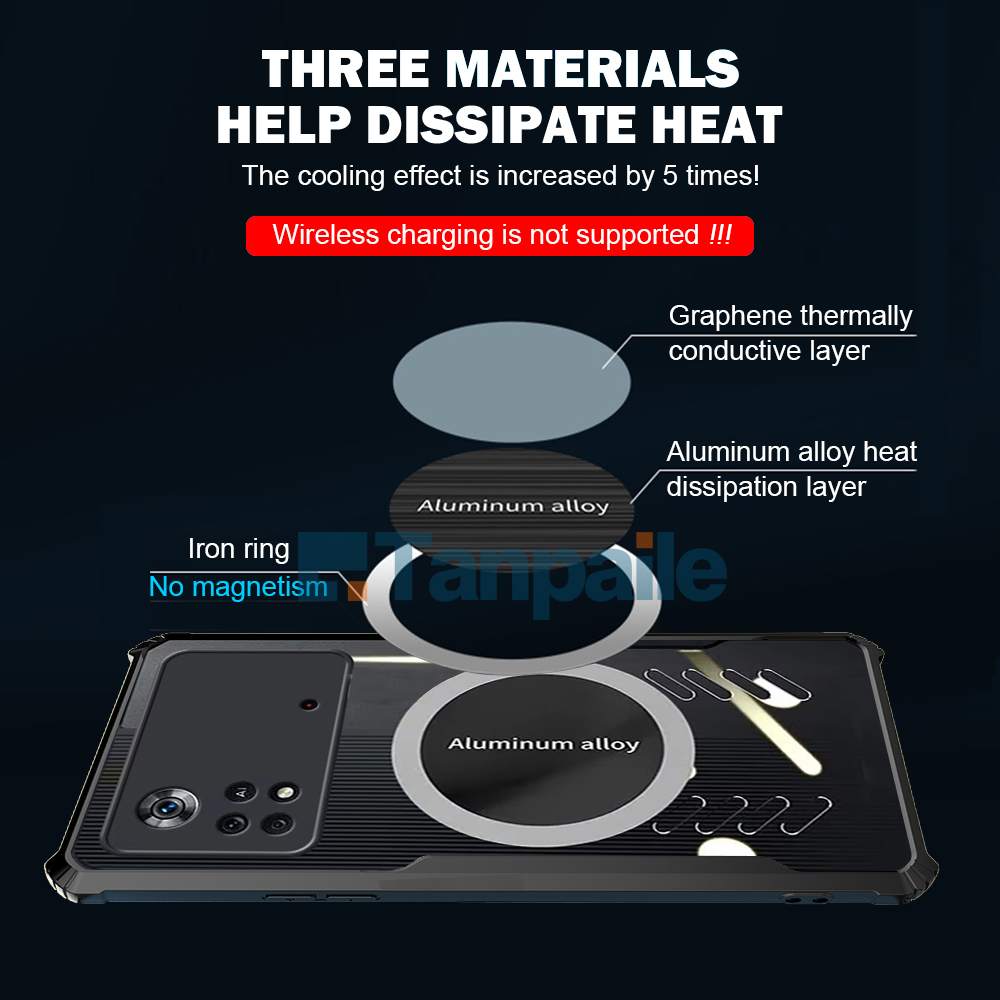 Охлаждающий чехол для POCO X4  – обзор и цена Heat Dissipation Case