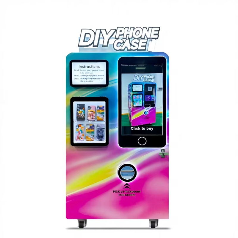 Автоматический УФ-принтер для  – обзор и цена Phone Cases Vending Machine