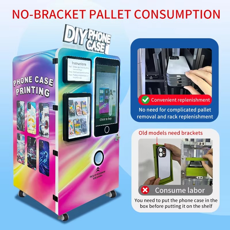 Автоматический УФ-принтер для  – обзор и цена Phone Cases Vending Machine